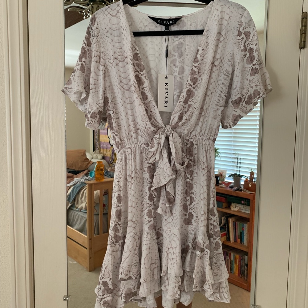 Kivari the Label Tie-up Zanzibar Mini Dress - Picture 6 of 6